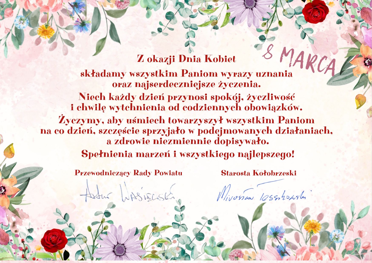 Życzenia Dzień Kobiet