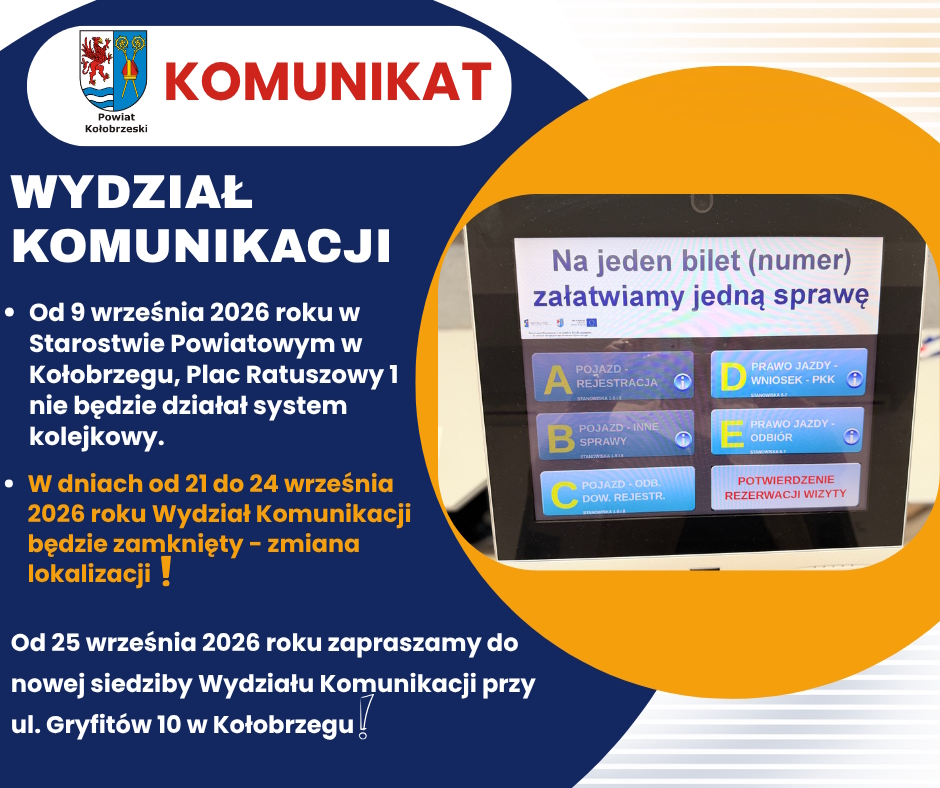 Komunikat Wydział Komunikacji